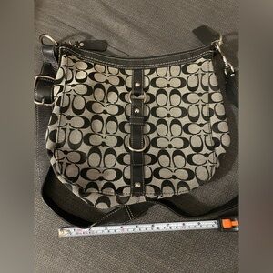2010s Coach Logo Monogram Signature Crossbody Bag